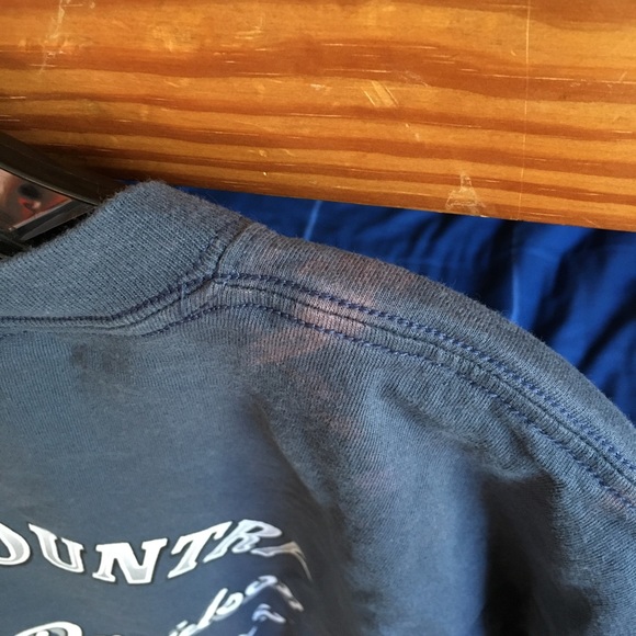 Harley Davidson Motorcycles Blue Tshirt Size Large - Picture 5 of 5